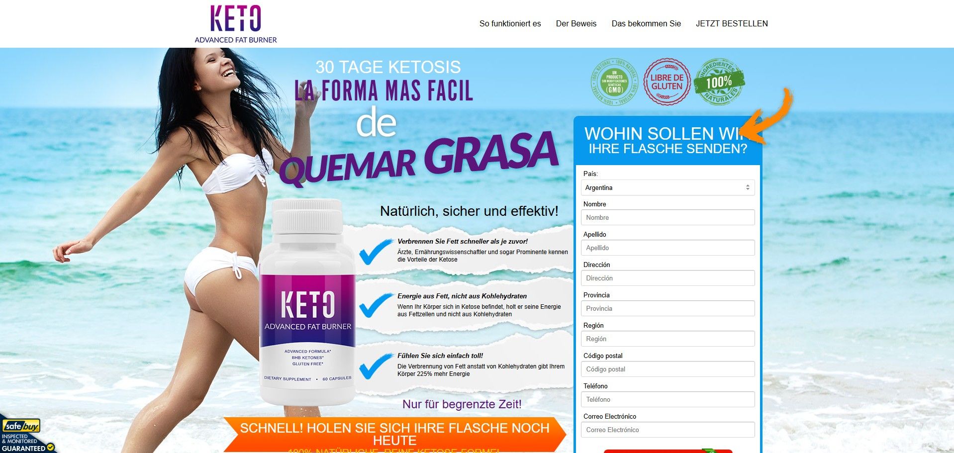 KETO ADVANCED FAT BURNER CAPSULES