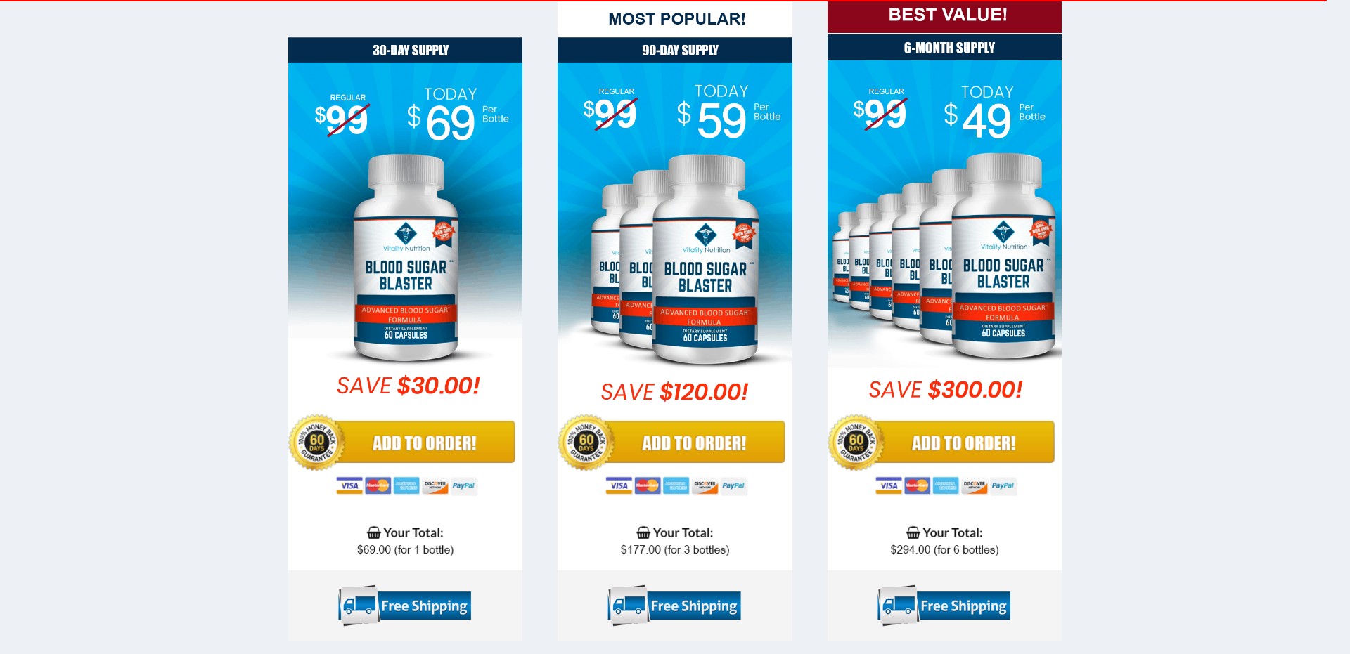 Vitality Nutrition Blood Sugar Blaster